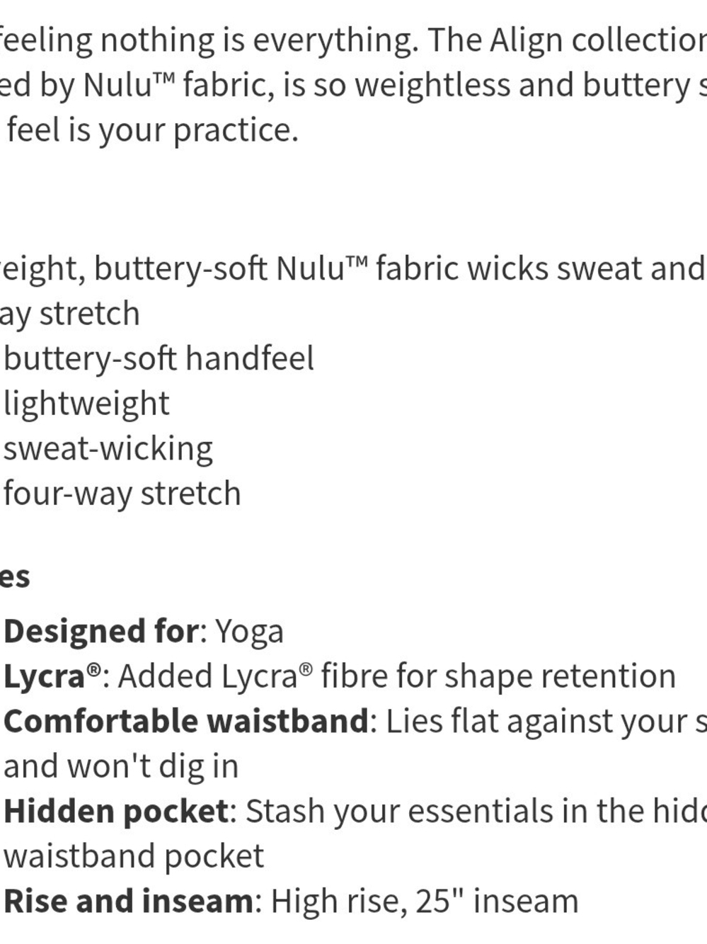 Lululemon Align Leggings - Picture 4 of 4